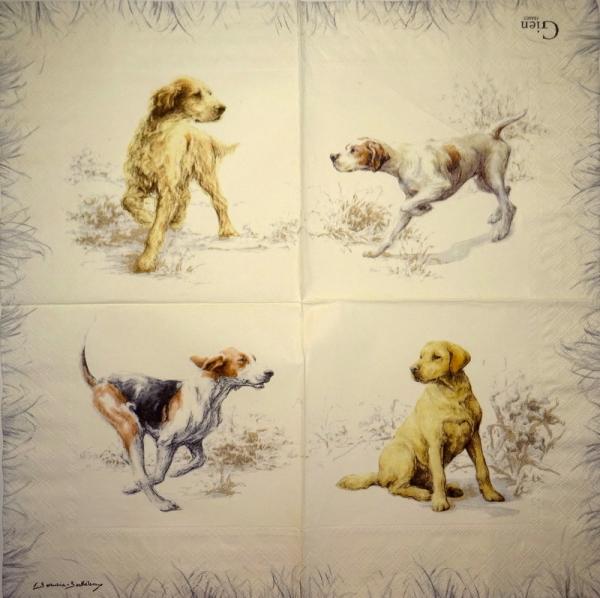 HUN-356 Dogs - 3-ply - Gien